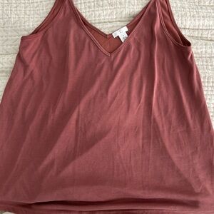 BP Mauve V-Neck Tank Top